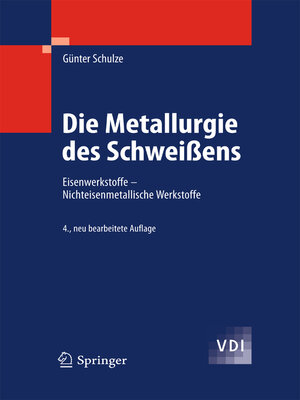 cover image of Die Metallurgie des Schweißens